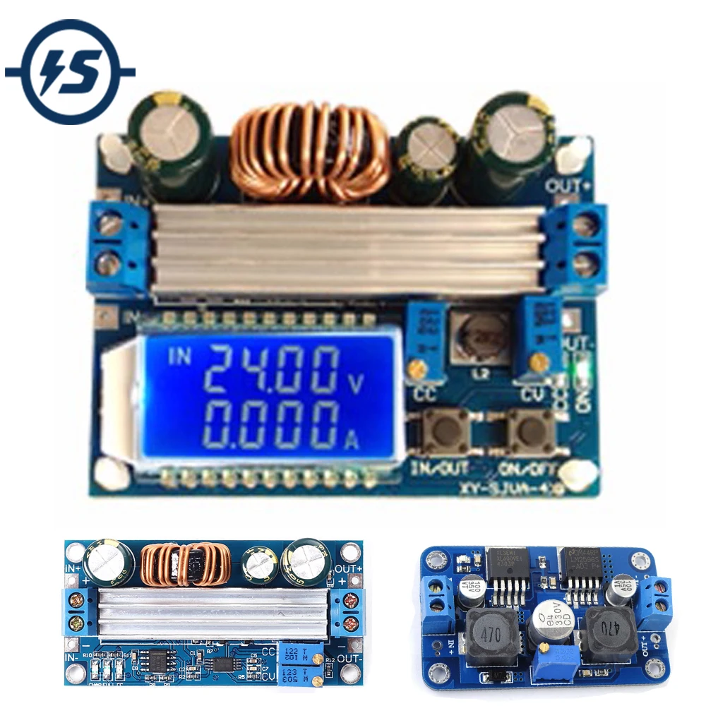 Buck Boost Converter Auto Buck-Boost Board DC 5.5-30V 12v to DC 0.5-30V 5v 24v Adjustable Constant Current Voltage Step UP Down Voltage Regulator 4A 50W Power Supply Module Buck Boost Converter Auto Buck-Boost Board DC 5.5-30V 12v to DC 0.5-30V 5v 24v Adjustable Constant Current Voltage Step UP Down Voltage Regulator 4A 50W Power Supply Module