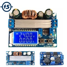 Módulo de fuente de potencia de impulso, reductor de corriente continua, DC 5V-30V, pantalla Digital LCD, placa ajustable