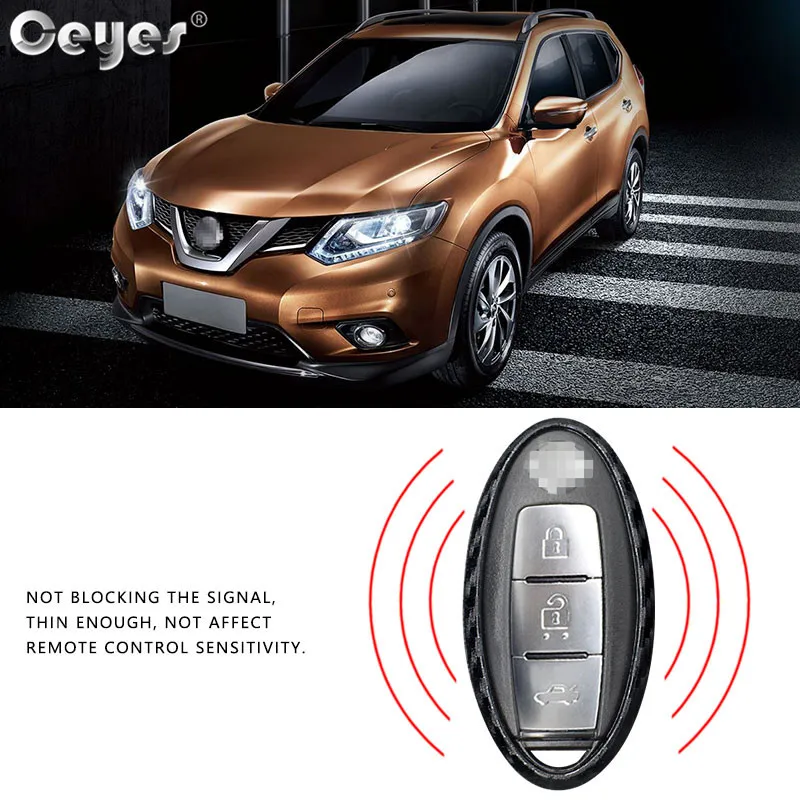 Carbon fiber key cover for NISSAN(4)