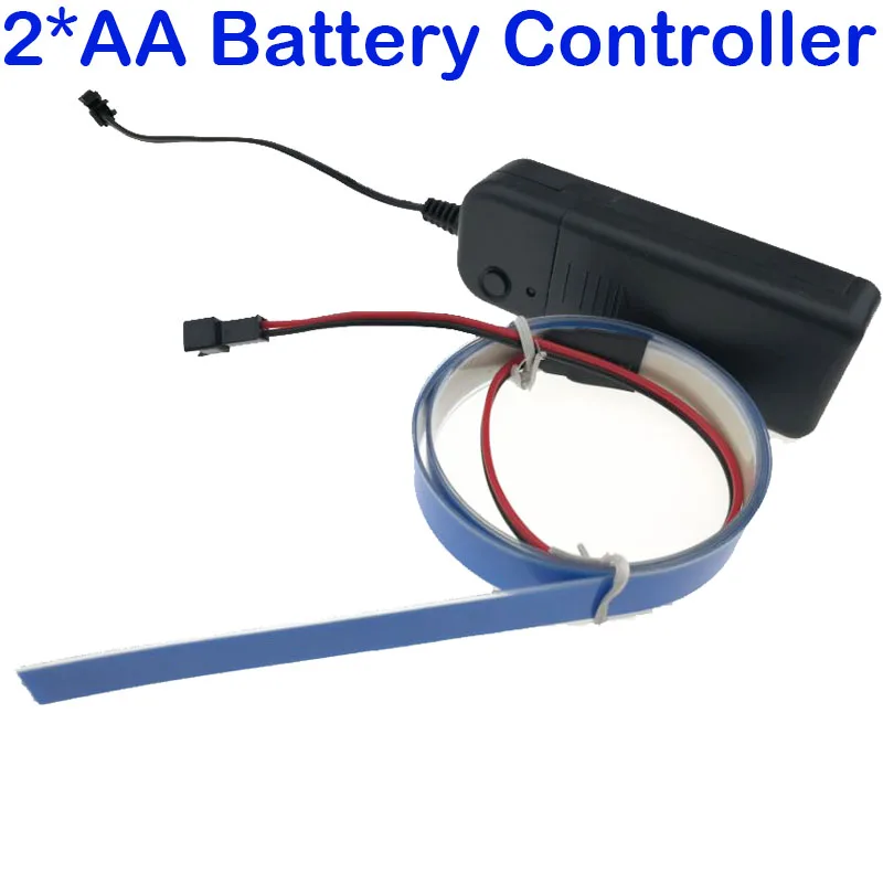Новое поступление шесть цветов Гибкая Электролюминесцентная лента EL провод светящийся с DC 12 В прикуриватель 12 В USB Инвертор el лента