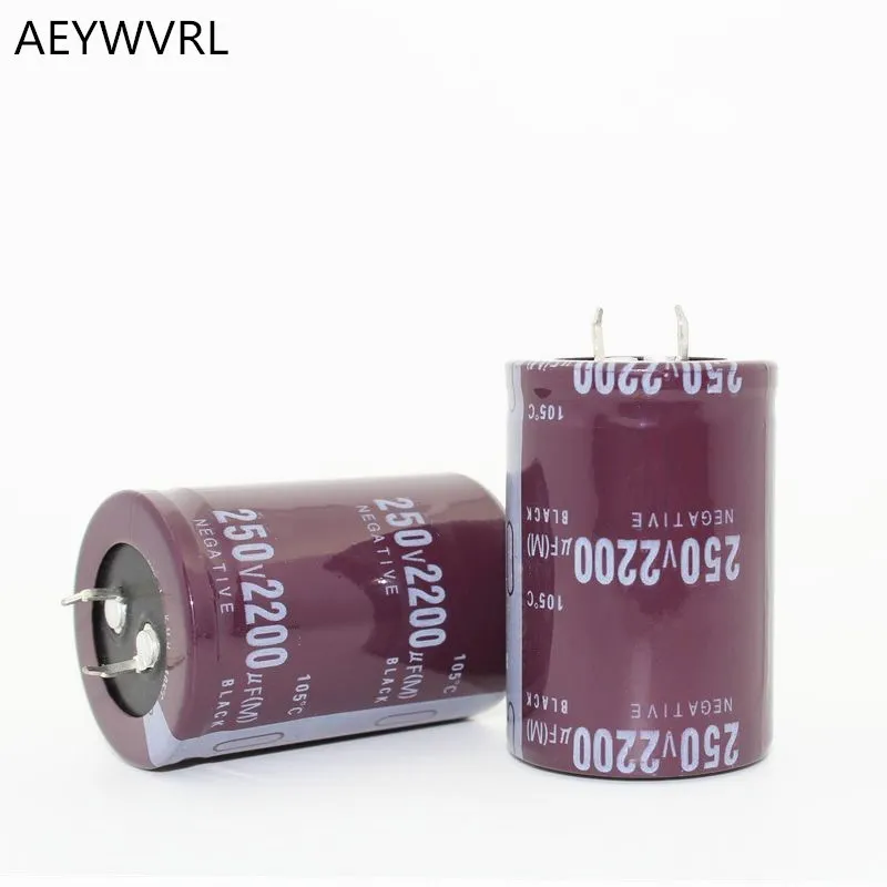 250v2200uf 2200 мкФ 250v электролитический конденсатор радиальный 35x50 мм (10 шт.) |