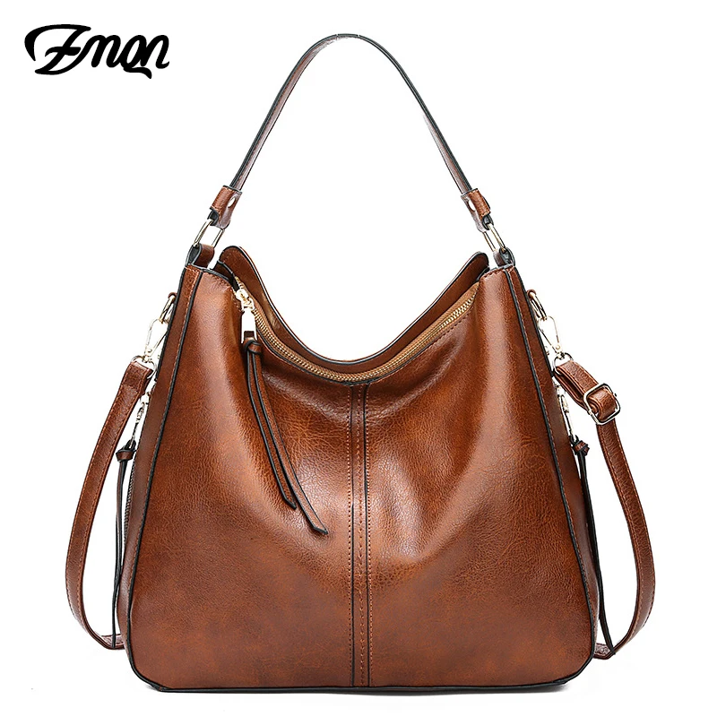 

ZMQN Luxury Handbags Women Bags Designer Soft Leather Bags For Women Hobos Europe Crossbody Bag Ladies Vintage Famous Brand C670