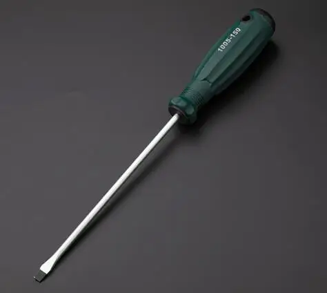1 шт. 3 мм 4 мм 5 мм Диаметр многоцелевой электрик изолированный ПП ручка Phillips отвертка шлицевая отвертка ремонтный инструмент - Цвет: Slotted screwdriver