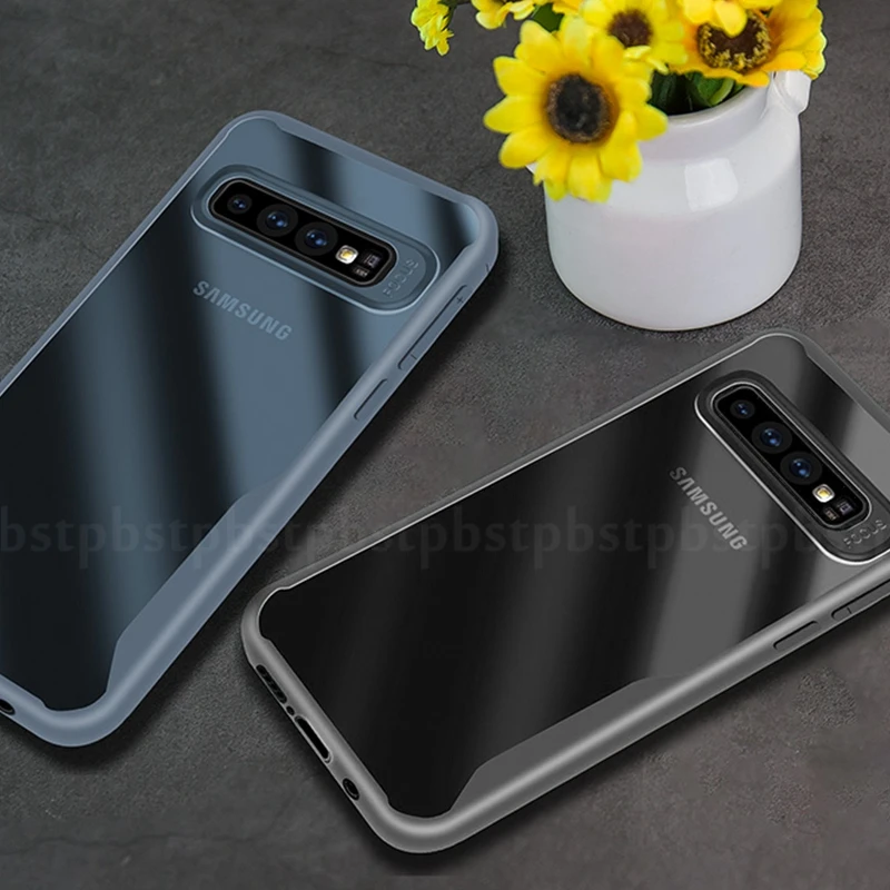 Чехол для телефона Samsung Galaxy S10 S9 Plus S10e M20 M30 M10 A70 A50 A40 A30 A20 A10 A40S Роскошный прозрачный