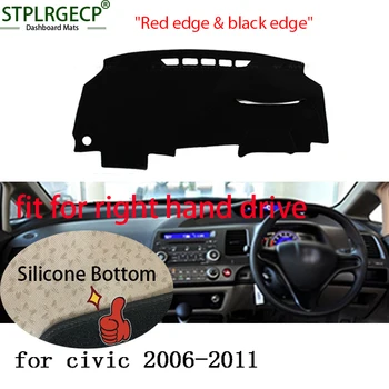 

Stplrgecp right hand drive Double layer Dash Mat Dashmat Dashboard Cover Sun Shade Dash Board Cover Carpet for Honda civic