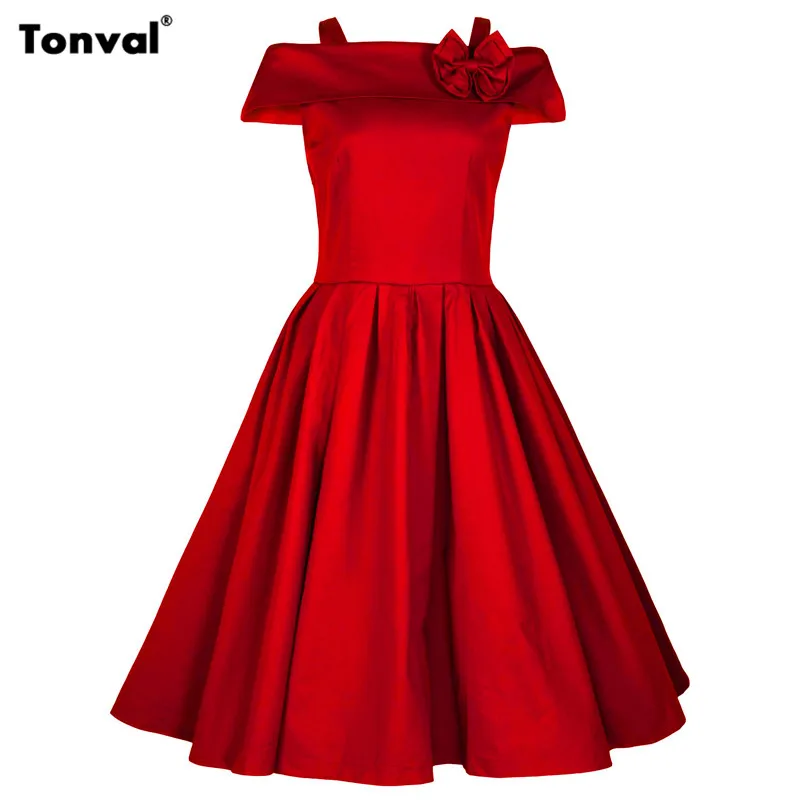Online Buy Wholesale 1950s red dress from China 1950s red dress ...