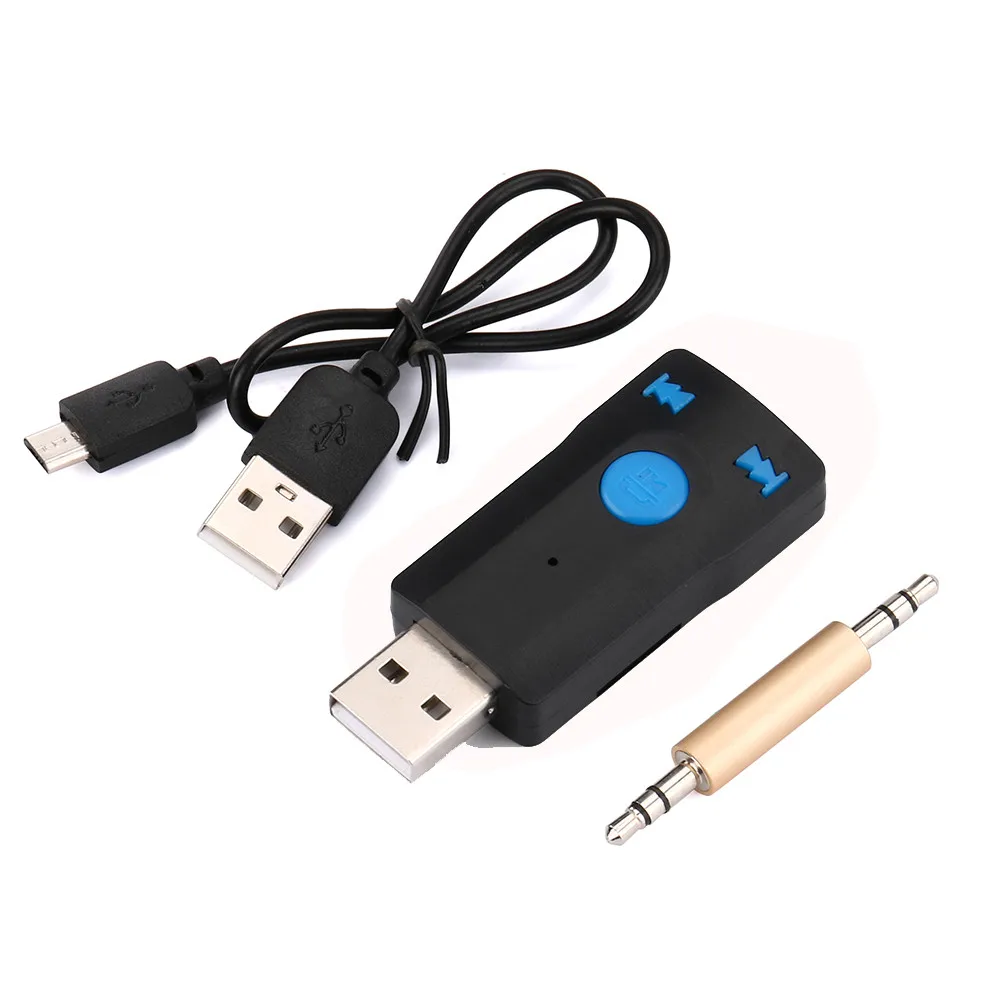 Комплект беспроводной связи Bluetooth для автомобиля AUX аудио USB Bluetooth приемник адаптер Поддержка SD карты громкой связи для ноутбука телефона MP3# YL1
