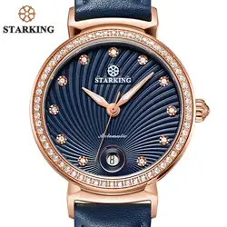 STARKING Последняя мода женские часы для женщин 2017 Авто Дата роскошные механические часы для женщин Ретро Винтаж наручные часы классические