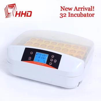

HHD Newest Best Farm Hatchery Machine 32 Egg Hatchers Cheap Price Chicken Automatic Egg Incubator China for Sale Quail Brooder