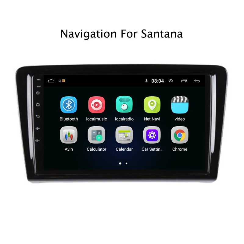 Clearance 9" 2.5D IPS Android 8.1 Car DVD GPS Player For VW Santana 2013-2017 Car Radio Stereo Head Unit with Navigation 3