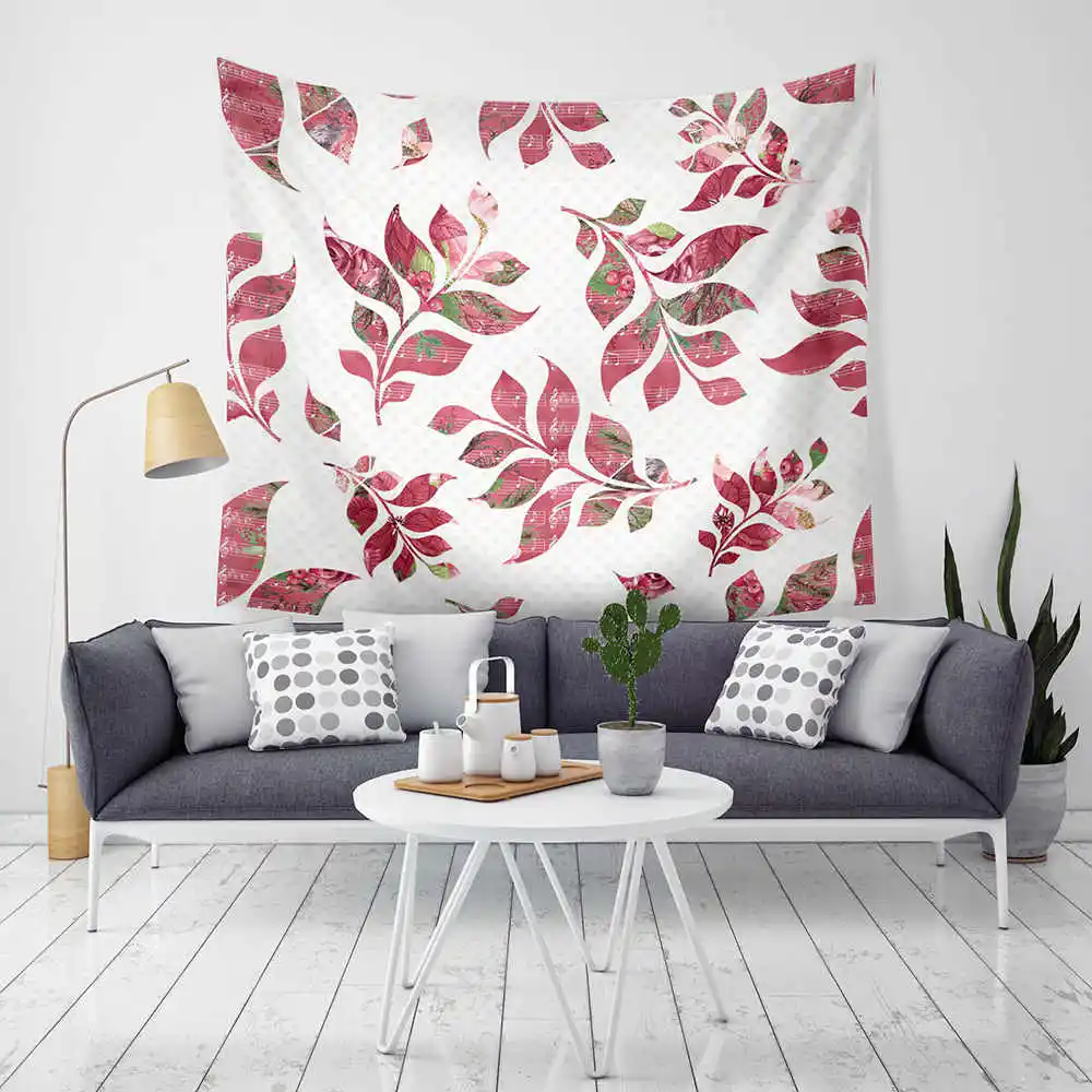 Hippie Mandala Wall Hanging Cotton Plant Printed Tapestry Bohemian Yoga Beach Mat For Livingroom Bedroom Home Towel Boho Blanket