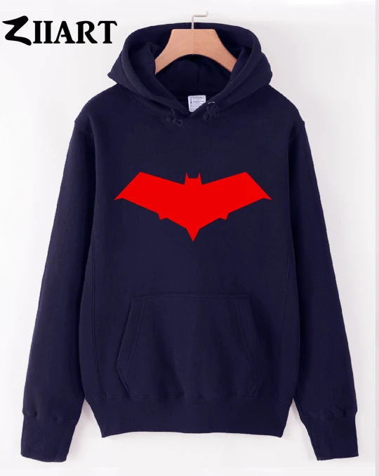 

red hood logo couple clothes girls woman female autumn winter cotton fleece hoodies