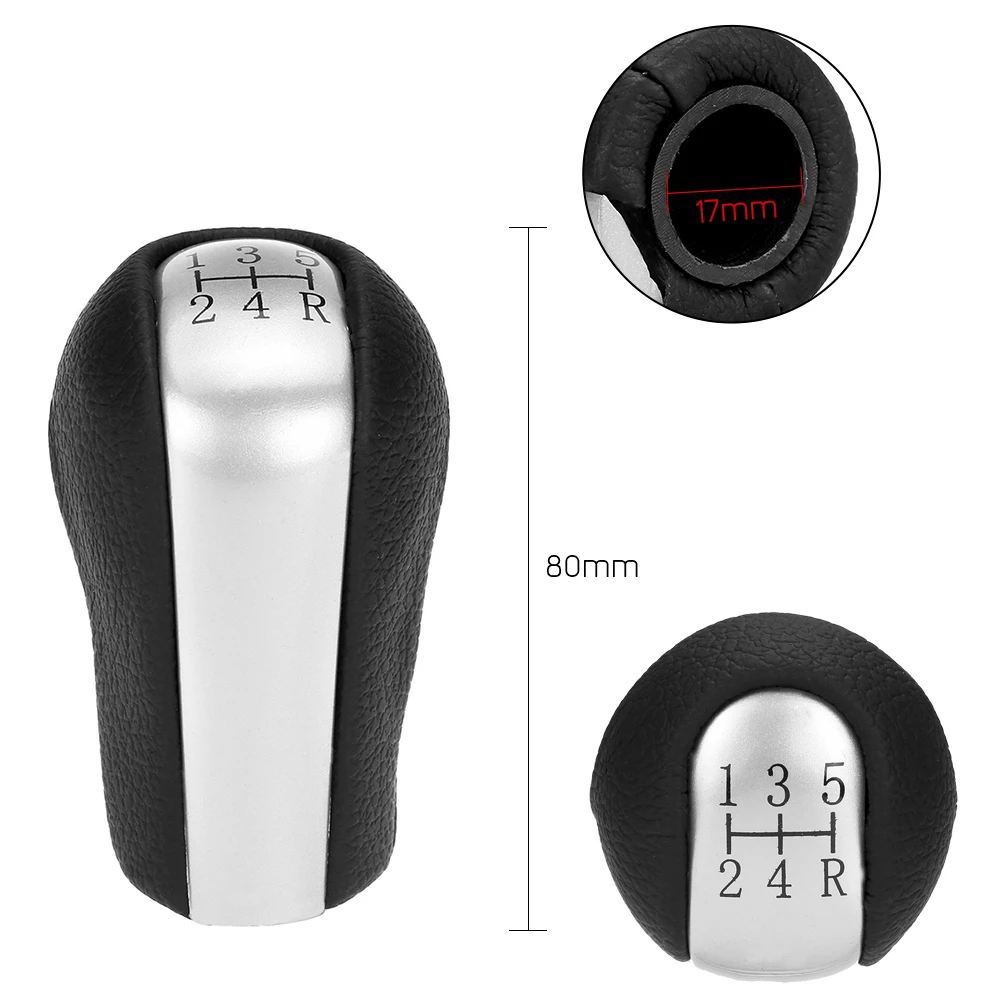 5 Speed Gear Stick Shift Knob Insert Replacement for Toyota Corolla