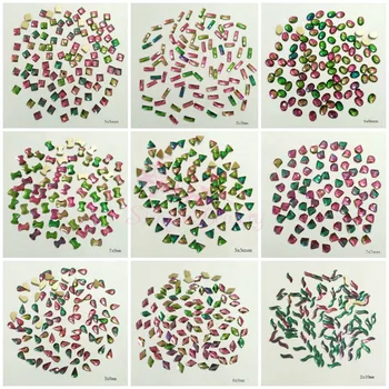

100pcs/lot Rainbow Color Flat Back Glue On Glass Rhinestones Nail Art Manicure Handcrafts 3D DIY Design Decorations Accessories