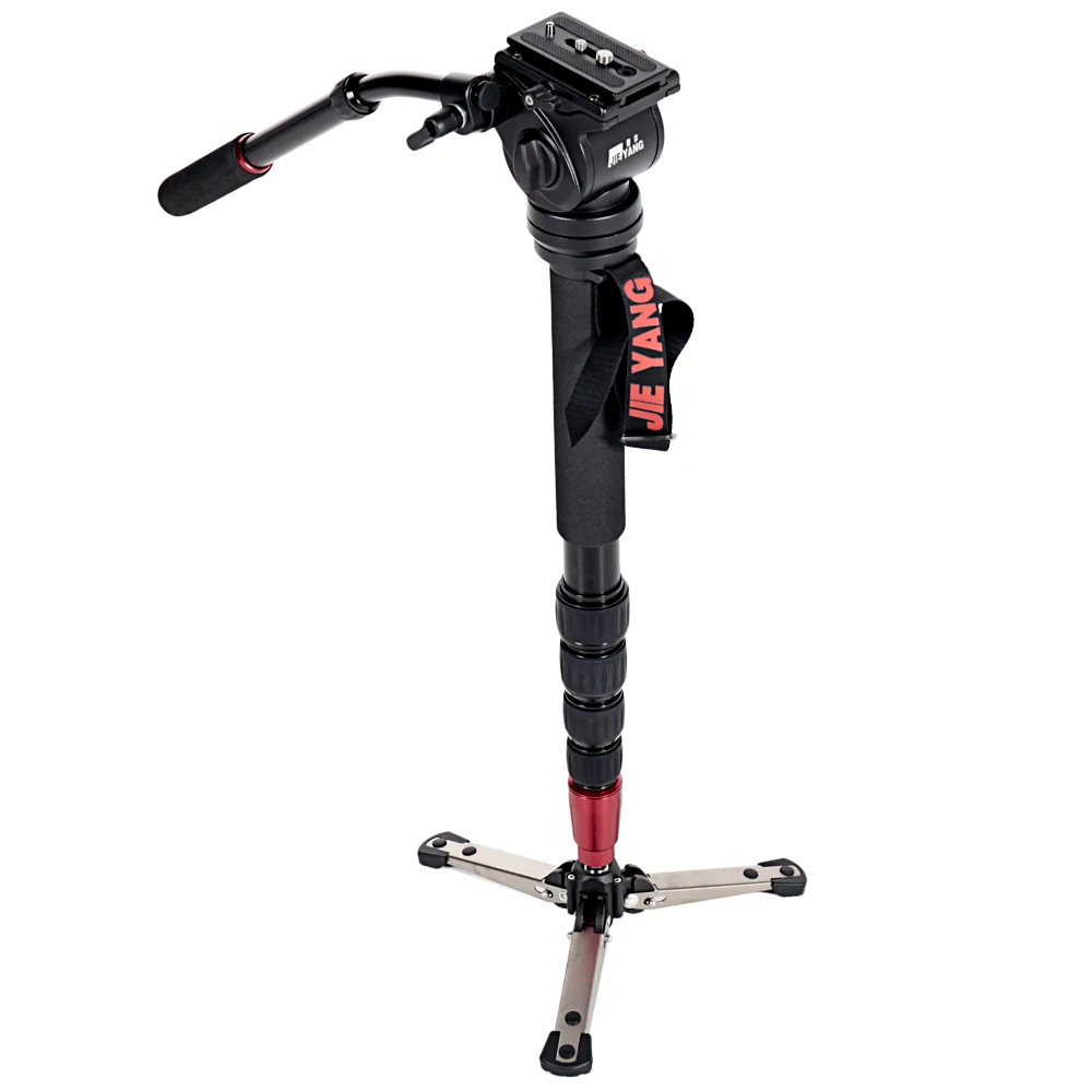 Prix pour JIEYANG JY-0506 En Aluminium Professionnel Monopode Vidéo trépied pour caméra avec Trépieds Tête Sac de Transport Livraison Gratuite JY0506 Prix pour JIEYANG JY-0506 En Aluminium Professionnel Monopode Vidéo trépied pour caméra avec Trépieds Tête Sac de Transport Livraison Gratuite JY0506