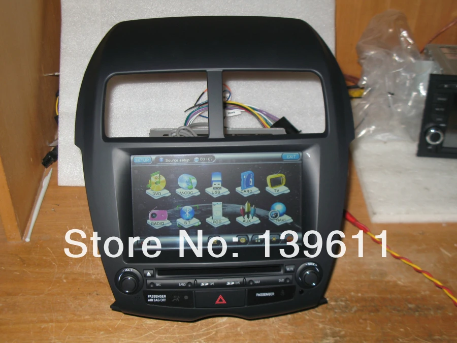 ZESTECH Mitsubishi ASX Car DVD Player with Touch Screen GPS Bluetooth Phonebook ipod font b iphone