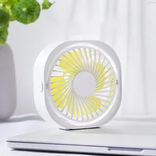 Мини персональный настольный usb-вентилятор, 3 скорости портативный Настольный вентилятор охлаждения, работающий от USB, сильный ветер, тихая работа, для дома