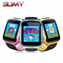 Купить Слизняк дети gps смартфон часы Q529 Q528 1,44 дюйма Сенсорный экран SOS вызова расположение устройства трекер для ребенка сейф с фонарик