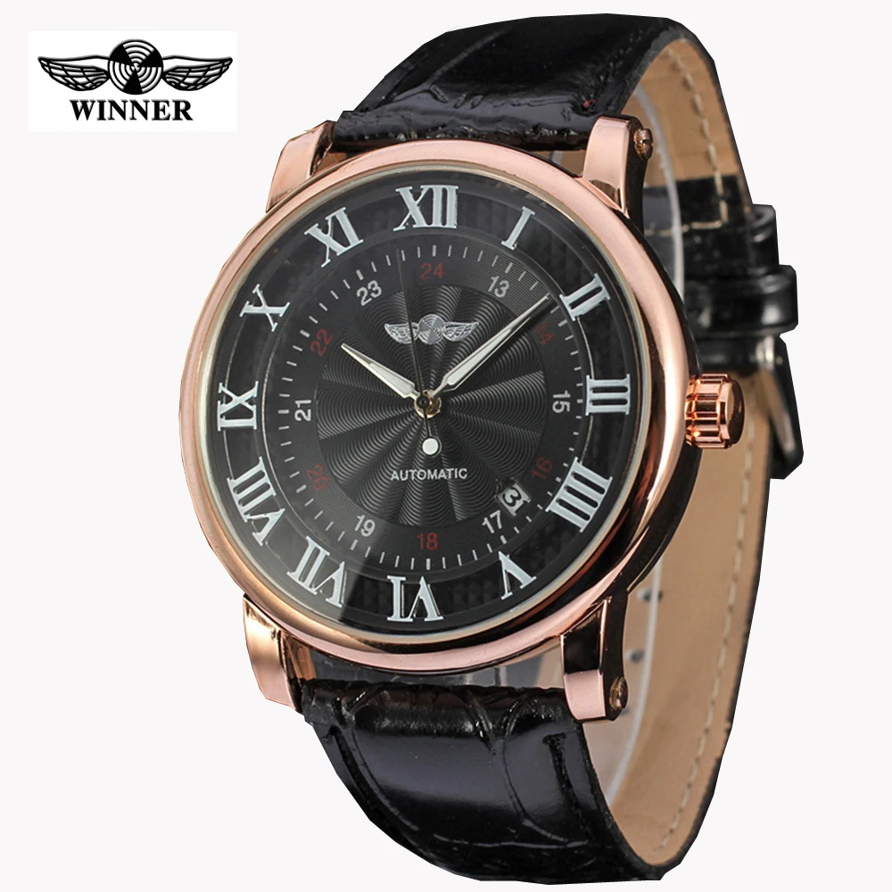 winner men's automatic mechanical watch