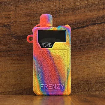 

5pcs/lot Skin for GeekVape Frenzy Pod Kit 950mAh Protective Silicone Case Rubber Sleeve Cover Shield leather Wrap 13 colors