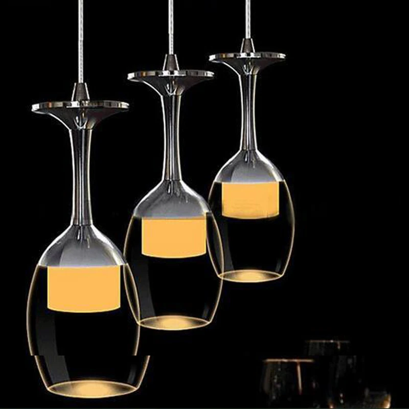 1/3/6heads lamps LED dining room three single head dining ...