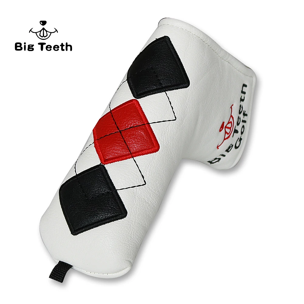 

Bigteeth Geometry Golf Putter Head Cover Headcover Free Shipping
