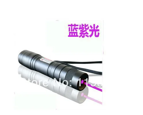 405nm 5000mw Blue VIOLET Laser Pointer High Power Burning Adjustable Focus + Charger |
