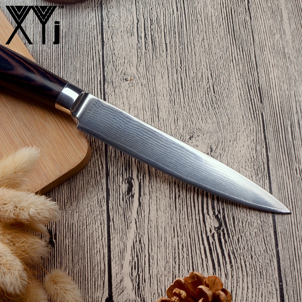 XYj VG10 Дамаск Сталь универсальные кухонные ножи Аксессуары Chef 73 Слои японский нож
