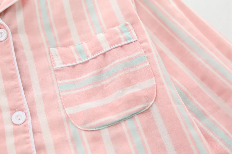 thin stripes pyjamas sets long sleeve (8)