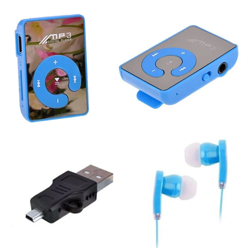 CUJMH MP3 мини Зеркало Клип плеер портативный модные спортивные USB цифровой