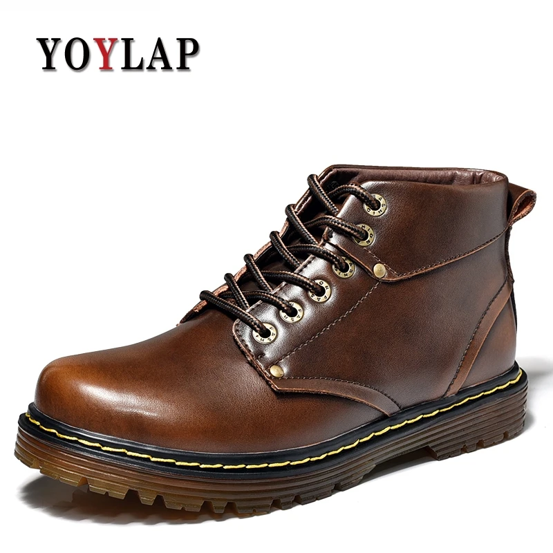 British Retro Boots Men Genuine Leather Brown Motorcycle Boots 2019 Casual Shoes Male Fashion high Quality shoes British Retro Boots Men Genuine Leather Brown Motorcycle Boots 2019 Casual Shoes Male Fashion high Quality shoes