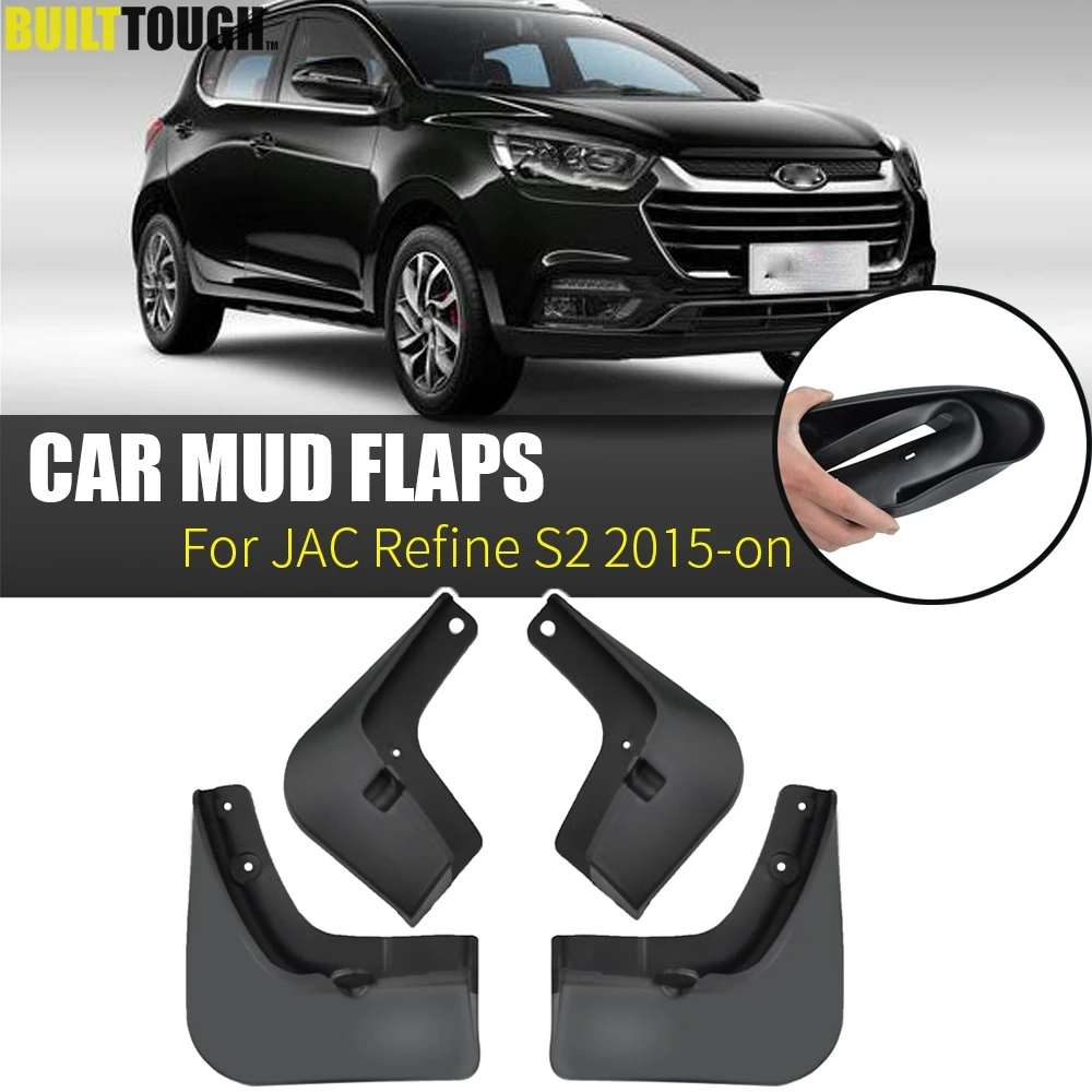 

Car Mudflaps For JAC Refine S2 T40 iEV7S 2015-on Mud Flaps Splash Guards Mudguards Mud Flap Front Rear Fender Protector