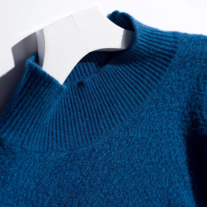  2018 new fashion autumn and winter women's sweater 100% pure cashmere pullover long section warm ha