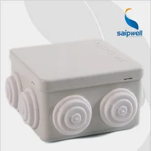 85*85*50mm CE Approved 7 Holes Waterproof ABS Plastic Enclosure/Junction Box (SP-P1-858550)
