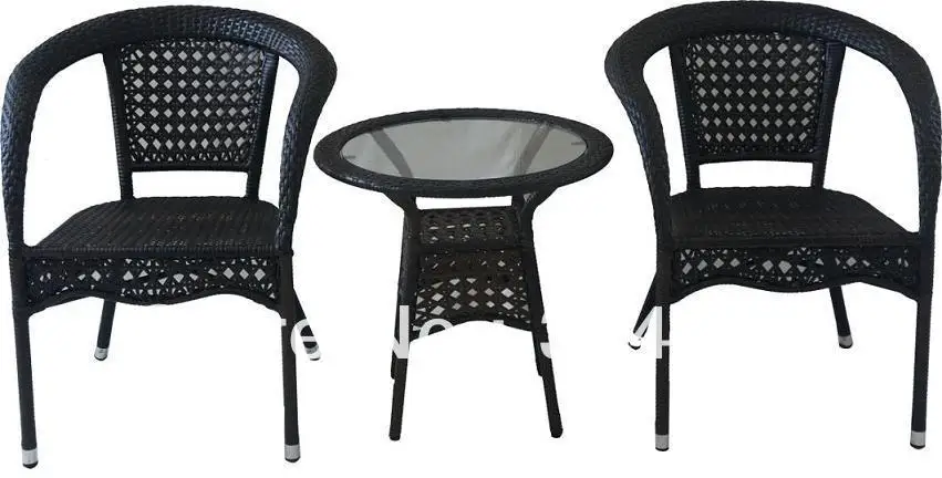 Aliexpress.com : Buy Outdoor Wicker Furniture Sets Include One Coffee Table and Two Rattan Chair, US$48.5 /set, Quality Guarantee