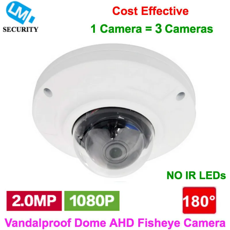 1.5mm 180 degree fisheye lens 2.0 Megapixel 1080P AHD Camera Fisheye CCTV Module For indoor use, Free Shipping