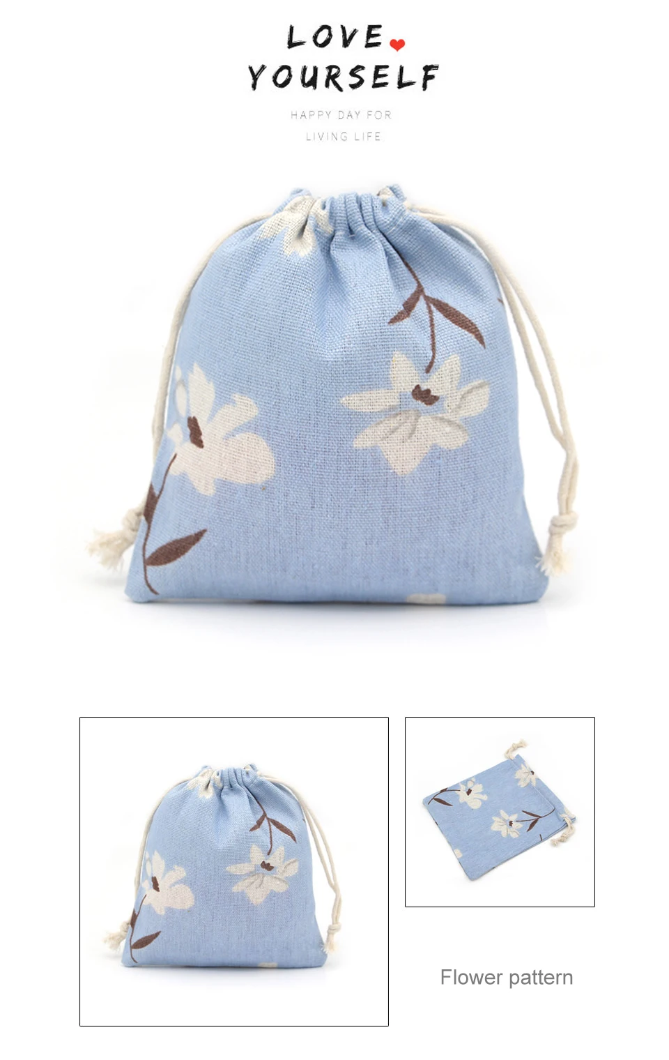 Drawstring Bags For DIY Cotton Pouch Packaging Burlap Bag Jewelry Pouches Supplies For Amber Cloth bags Jewelry Packaging (5)