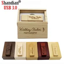 SHANDIAN USB 3,0 высокая скорость Пользовательский логотип Деревянная Карта памяти usb флэш-накопитель 4 ГБ 8 ГБ 16 ГБ 32 ГБ 64 ГБ U диск свадебный подарок