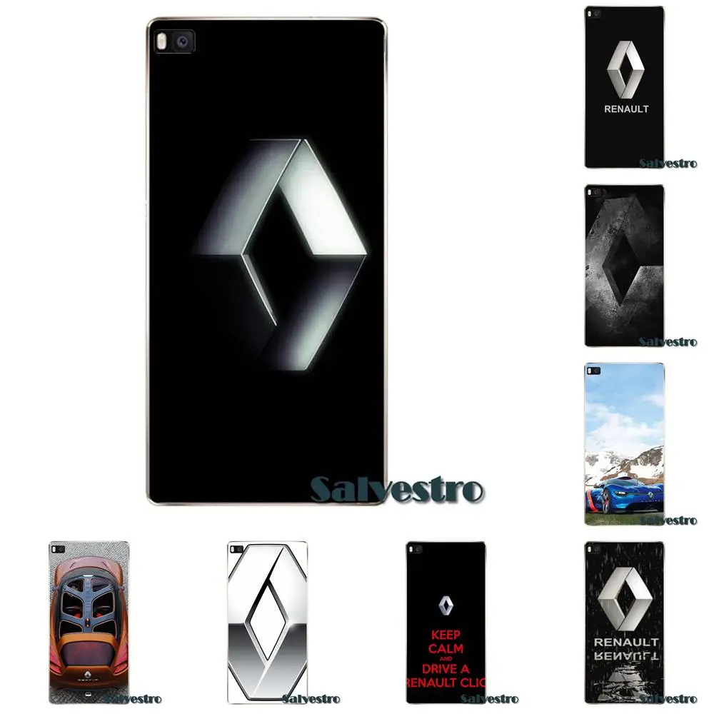 

Bixedx TPU Protective Case For Huawei G7 G8 Honor 5A 5C 5X 6 6X 7 8 V8 Mate 8 9 P7 P8 P9 P10 Lite Plus Renault Logo
