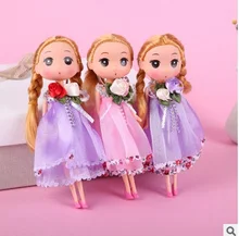 Cute cartoon wedding fancy dolls 18cm creative gift Vinyl pendant children s toys wholesale dolls