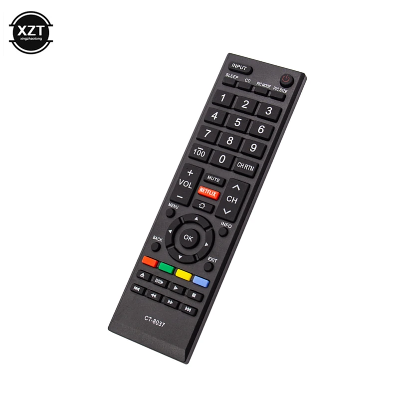 

Home Universal Remote Control Smart LED TV Replacement IR Learning Remote Control For TOSHIBA CT-8037 Smart TV Remote Controller