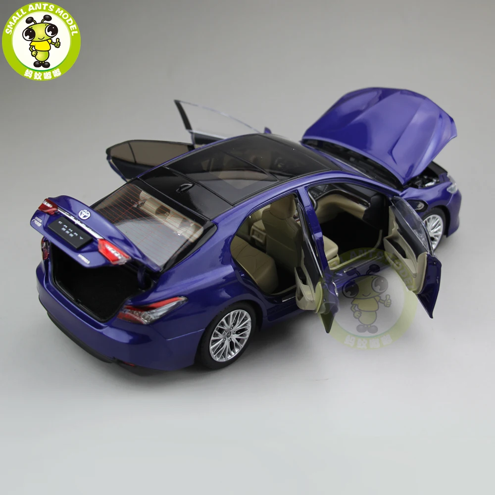 1/18 Camry 8-го поколения Гибридный литой автомобиль модель игрушки для детей Детская Коллекция подарков на день рождения синий