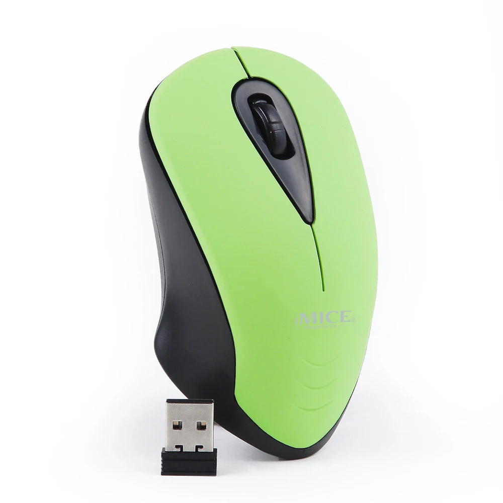 

Fashion Wireless Mouse 1600DPI 3 Buttons Optical Computer Mouse Ergonomic Gaming Mice With 2.4G USB Receiver