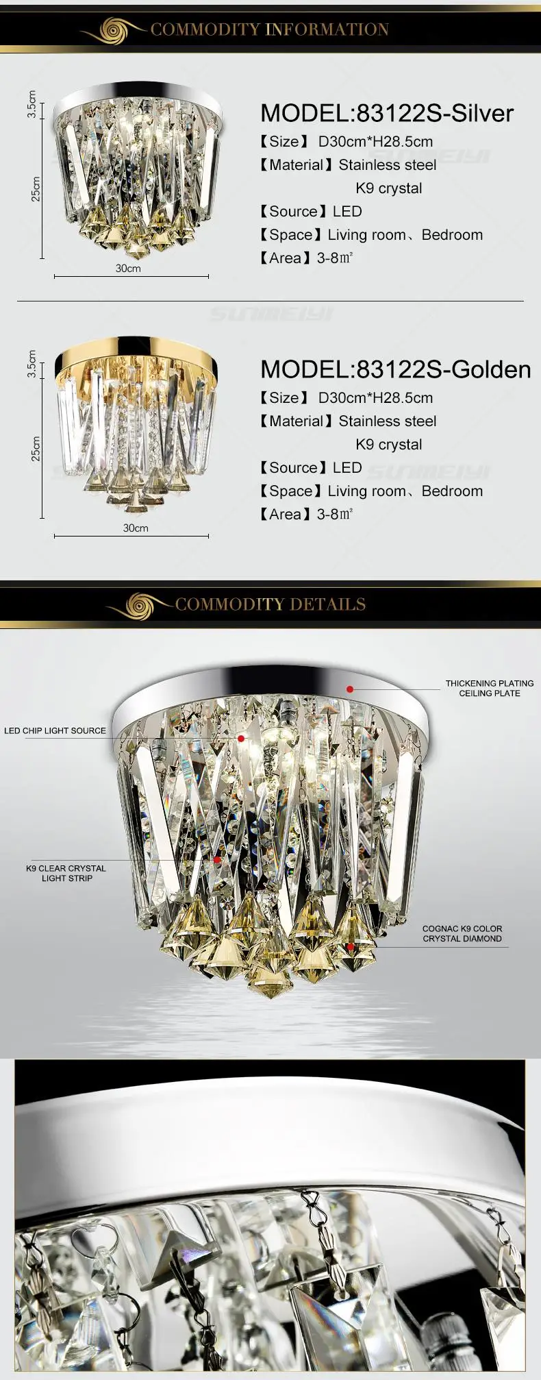 Crystal Ceiling Lights 05