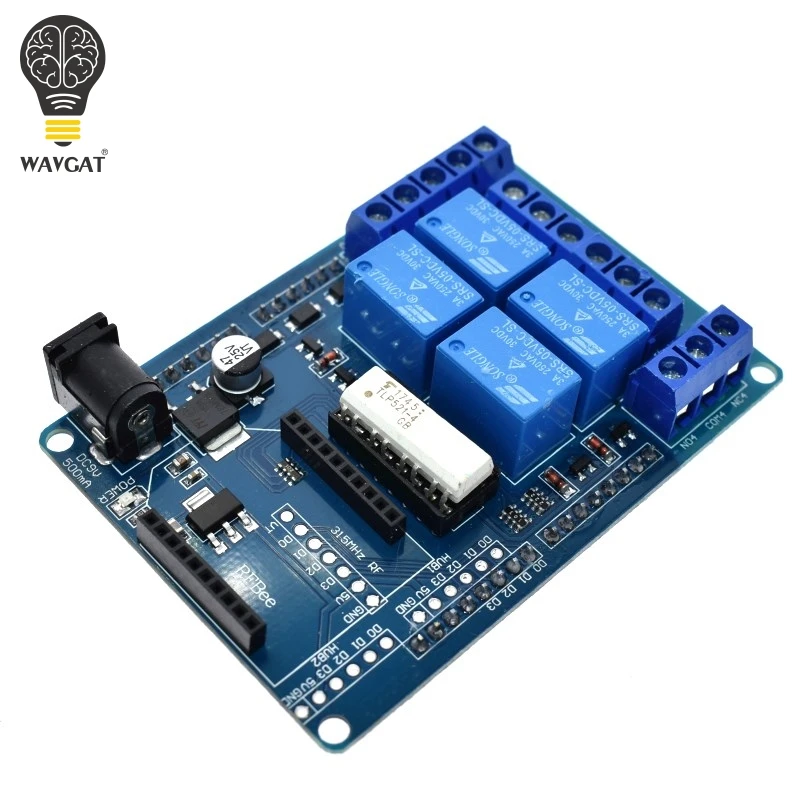 3а 240В 4-канальный беспроводной релейный модуль оптоизолятор Xbee Bluetooth Bee Релейный