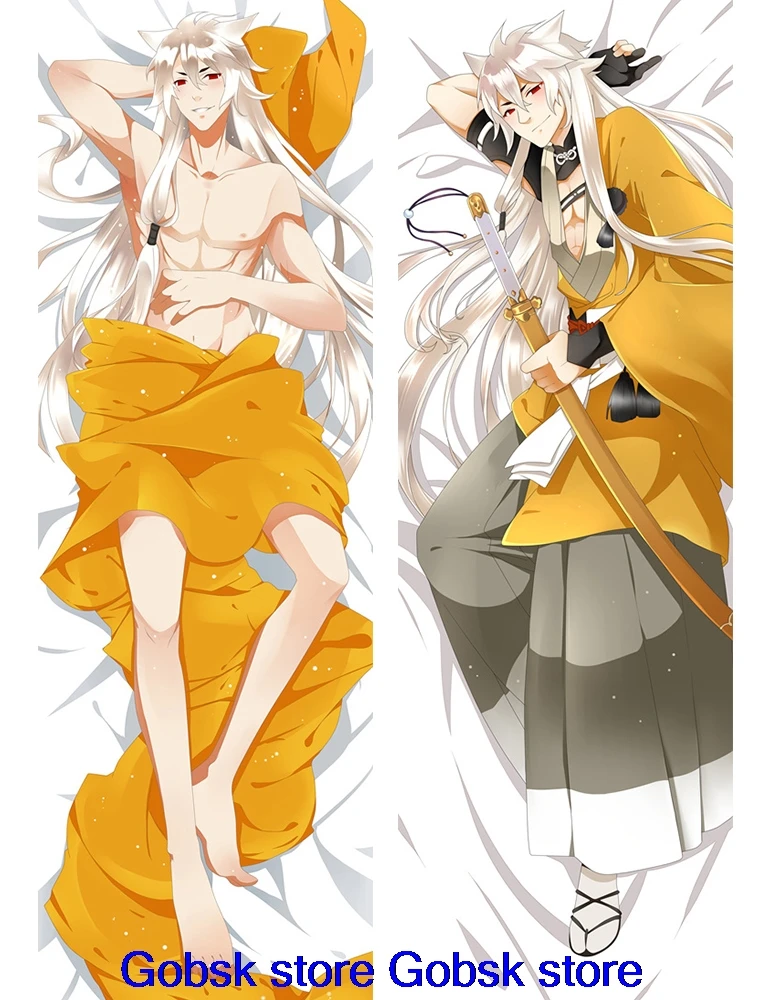 Август аниме Touken Ranbu Online Izuminokamikanesada& kogitsunemaru Dakimakura тела подушку Чехол Крышка обнимающаяся Подушка Чехол s