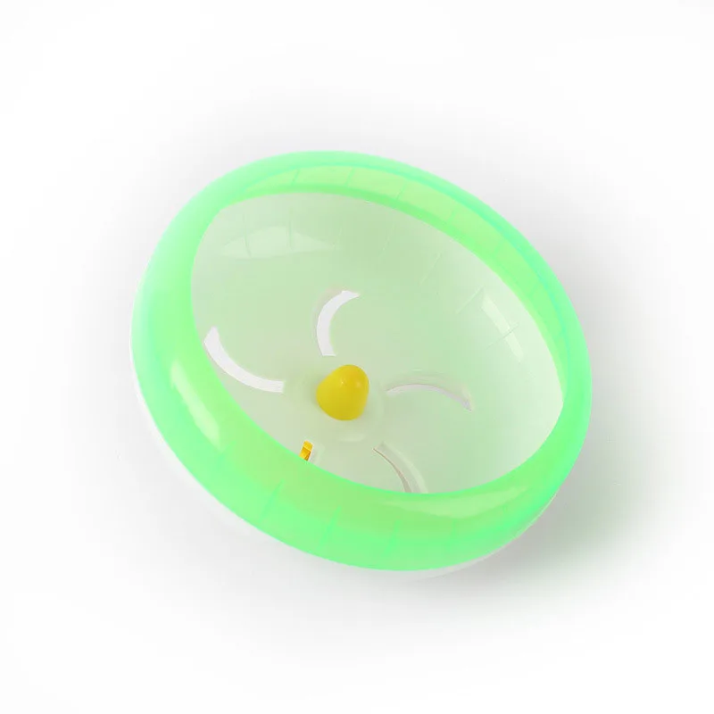 

1pc 4 Colors Diameter 17.5cm Funny Plastic Mouse Hamster Wheel Rat Jogging Playing Running Toys Exercise Wheels Can fixed Cage