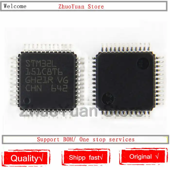 1 шт./лот новый оригинальный STM32L151C8T6 STM32L151 STM32L 151C8T6 LQFP-48 IC чип - изображение
