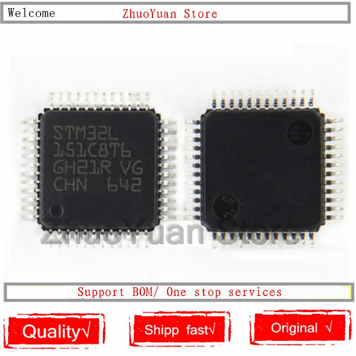 

1PCS/lot New original STM32L151C8T6 STM32L151 STM32L 151C8T6 LQFP-48 IC chip