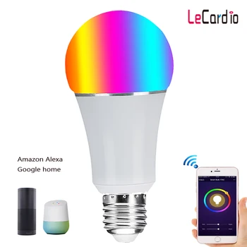 

RGB LED Light Bulb E27 E26 7W Smart WiFi Bulbs Magic Lamp Spotlight Bulb APP Remote Control For Living Room Bedroom Lighting